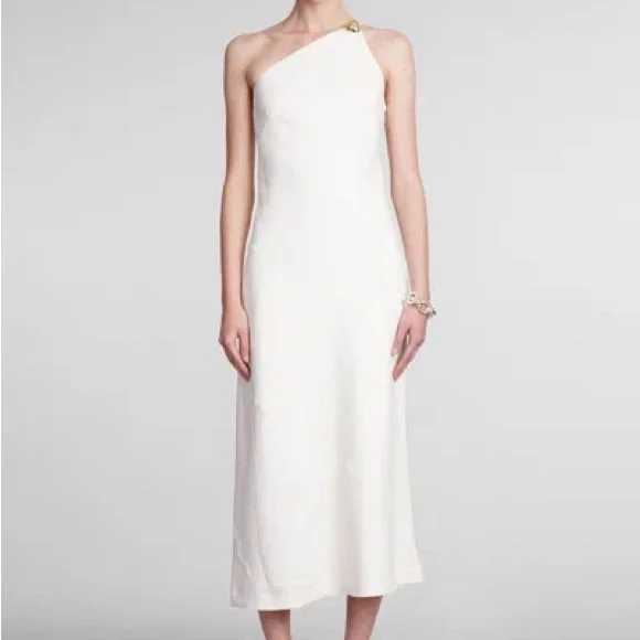 NWT Cult Gaia Rinley Dress White XS - Picture 9 of 9